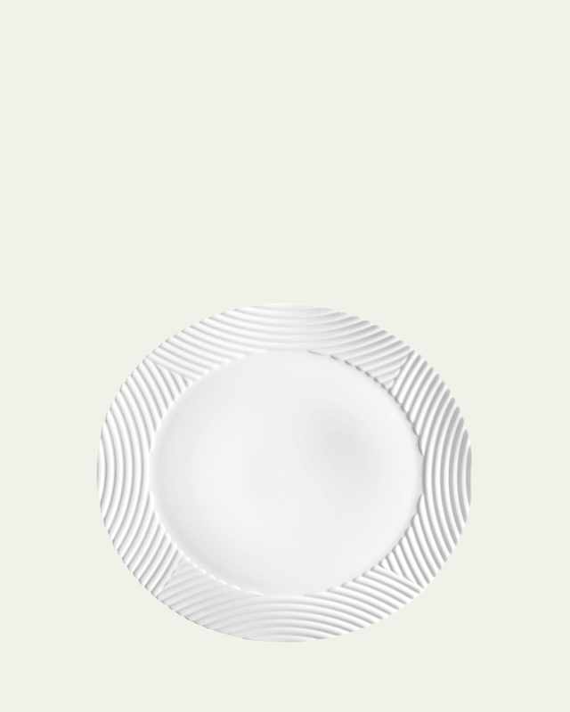 Corde Wide-Rim Charger, White